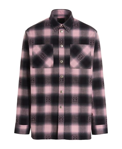 givenchy tartan|Givenchy Tartan Shirt in Red and Black Cotton ref.1291647.